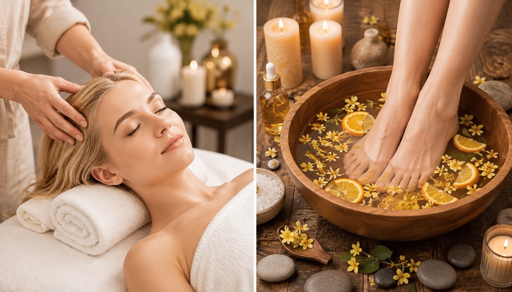 30 minute foot massage and 30 minute cranial therapy at ABC Foot Spa