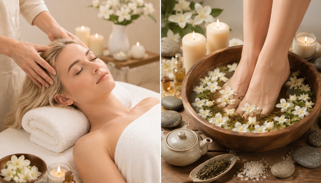 40 minute foot massage and 30 minute cranial therapy at ABC Foot Spa