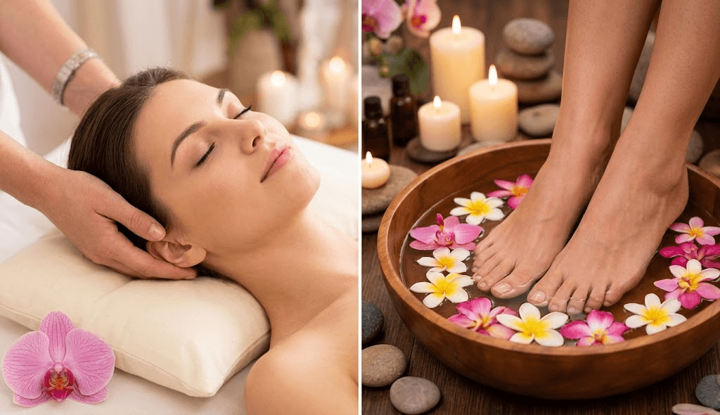 45 minute foot massage and 15 minute cranial therapy at ABC Foot Spa