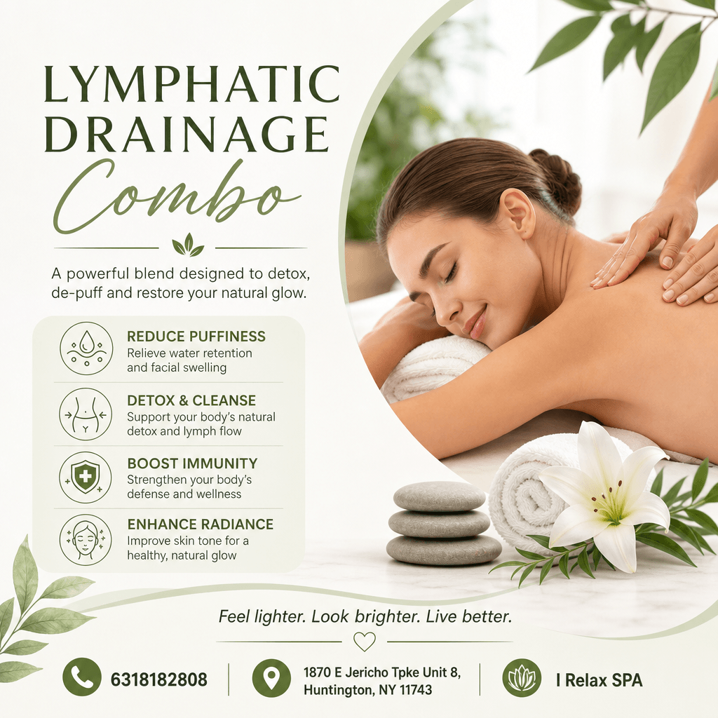 60min 30min Lymphatic Drainage + 30min Head Scalp