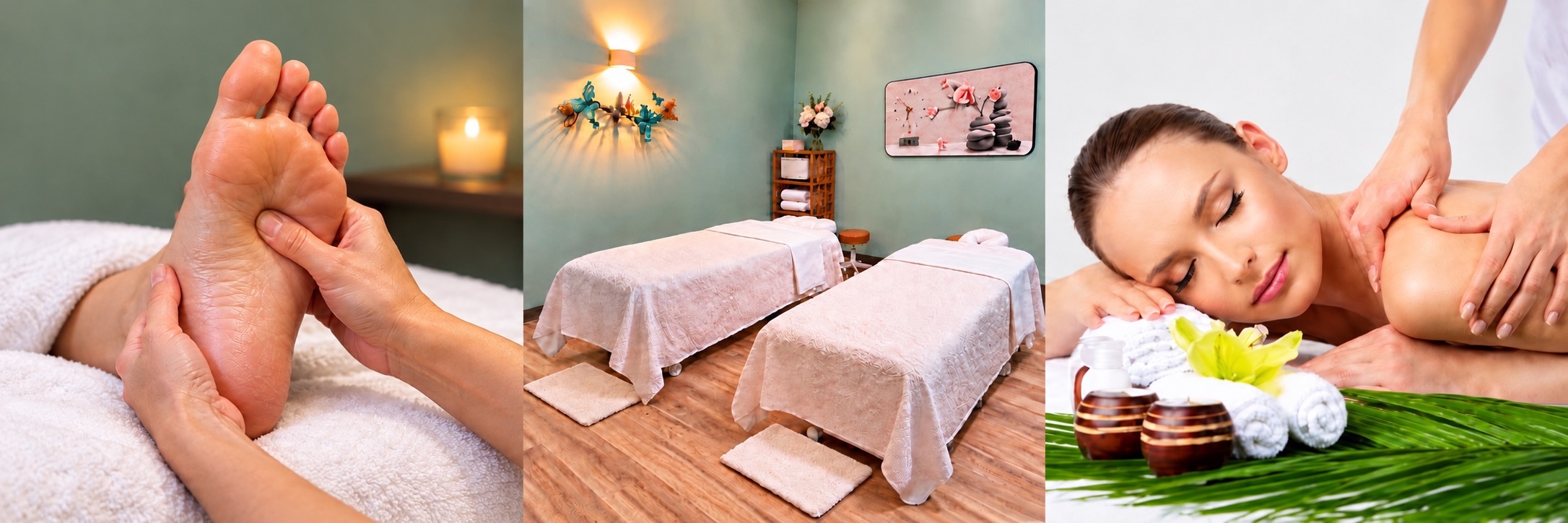 Foot reflexology treatment for two at Massage Pure Healing