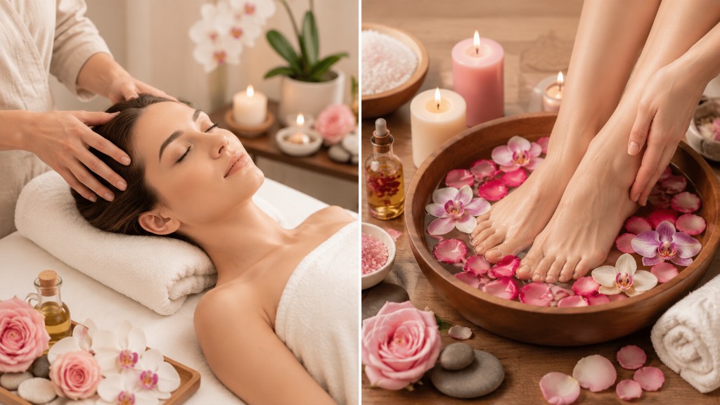Chair and foot massage at ABC Foot Spa
