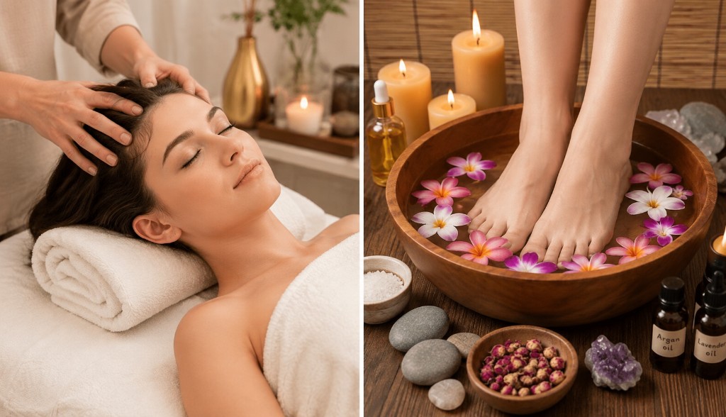 Chair and foot massage at ABC Foot Spa