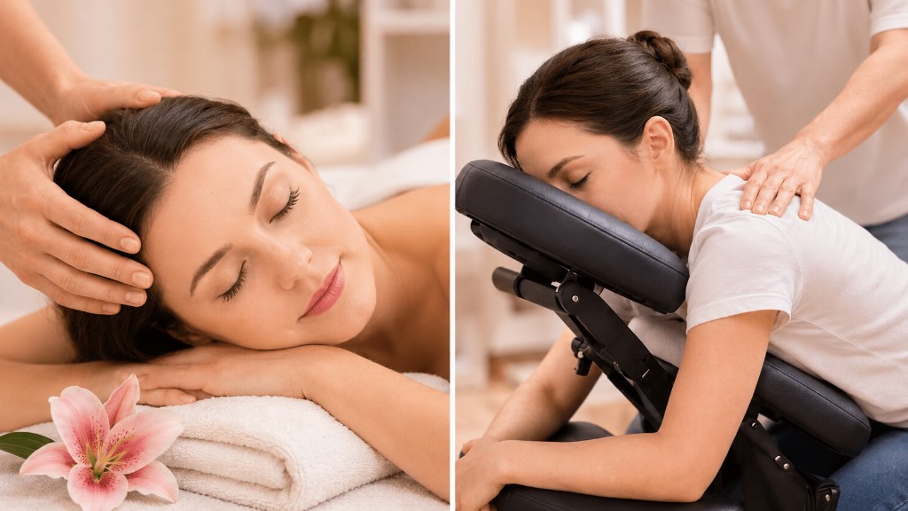 30 minute cranial therapy and back chair massage at ABC Foot Spa