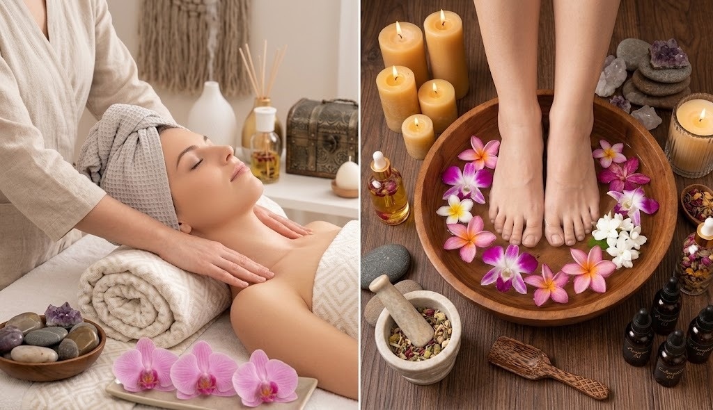 Chair and foot massage at ABC Foot Spa