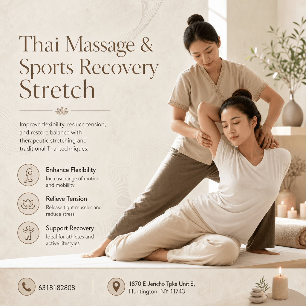 1hr Thai Massage & Sports Massage Recovery & Stretch Ritual