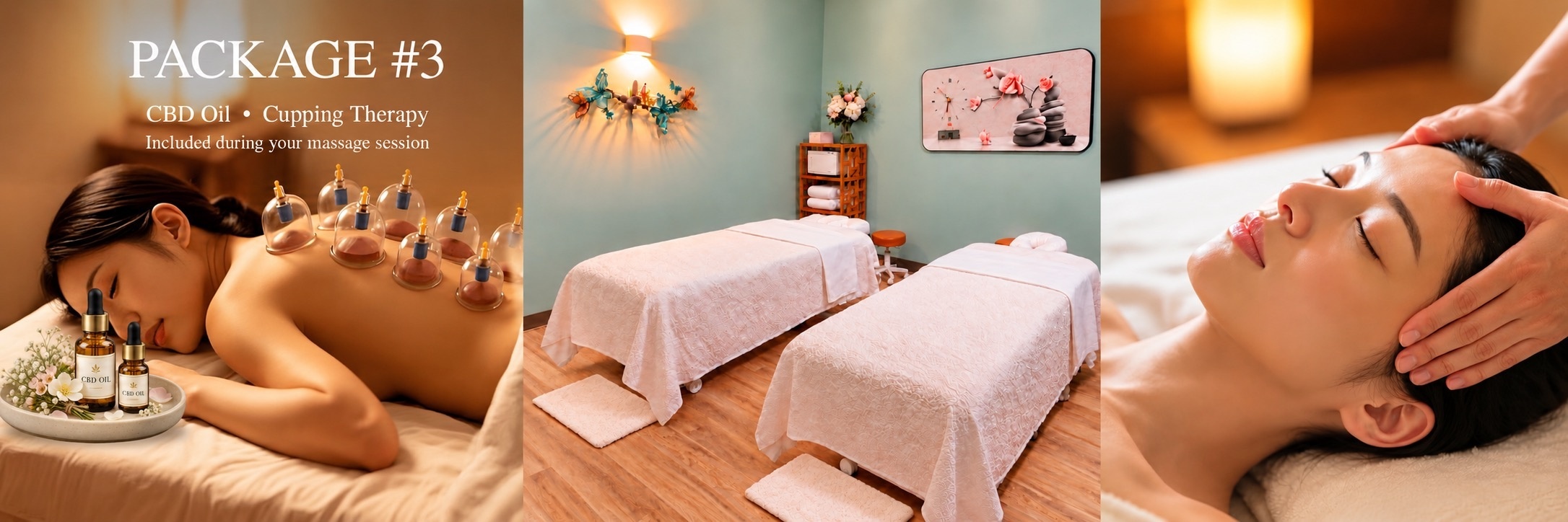 Couples Dry Head Spa + Body Massage + Package #3