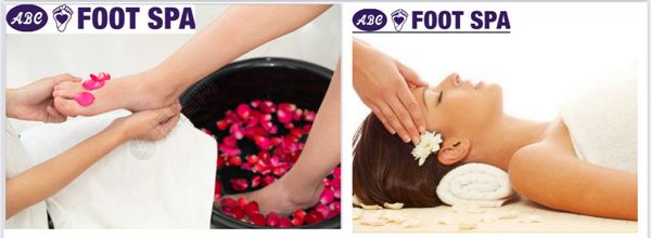 45 minute foot massage and 15 minute cranial therapy at ABC Foot Spa