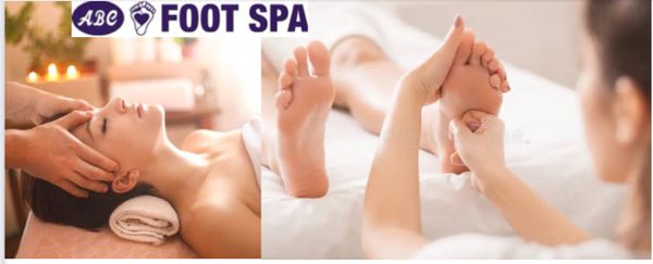 45 minute foot massage and 30 minute cranial therapy at ABC Foot Spa