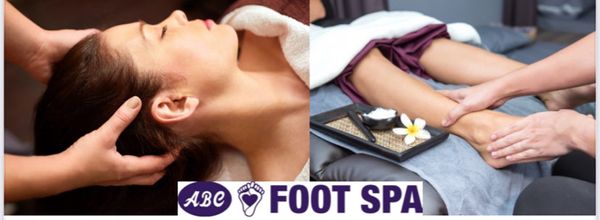 60 minute foot massage and 30 minute cranial therapy at ABC Foot Spa