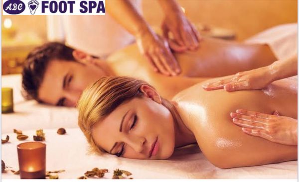 1 hour couples body massage Swedish duo at ABC Foot Spa