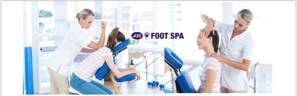 30 minute cranial therapy and back chair massage at ABC Foot Spa