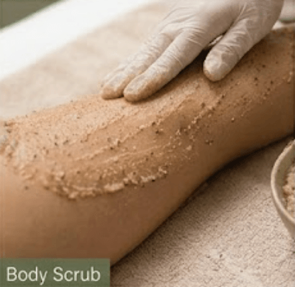 1hr 15min Body Scrub: 30min Back & Leg Scrub + Shower + 45min Full Body Oil Massage