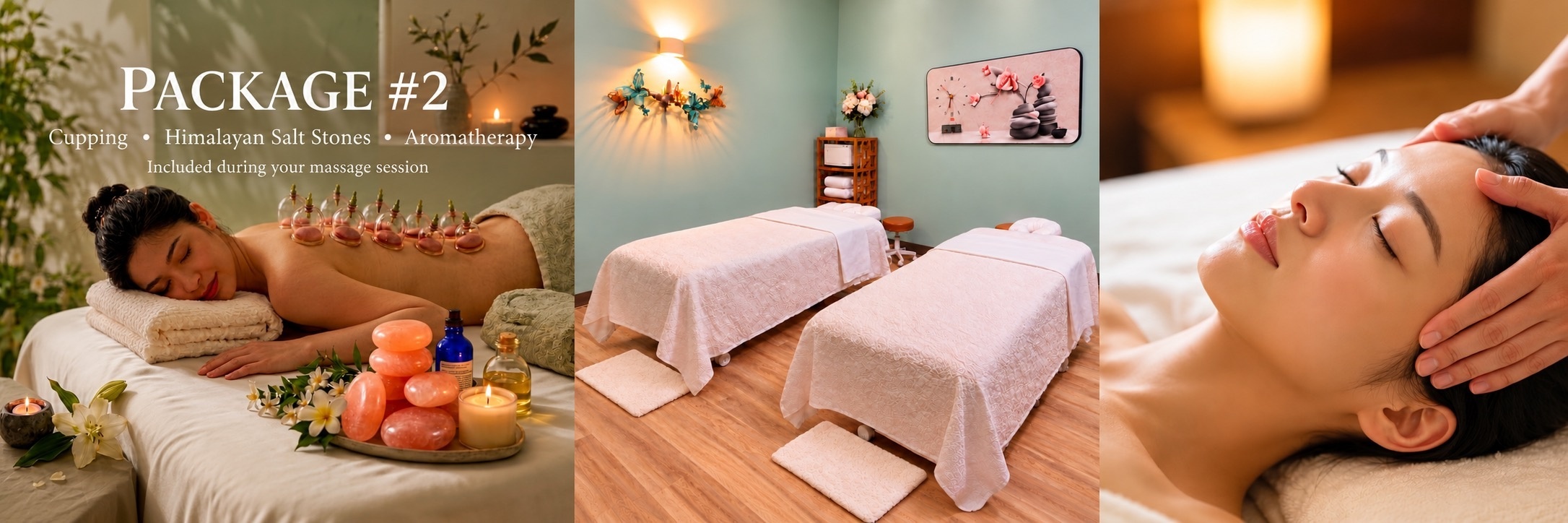 Couples Dry Head Spa + Body Massage + Package #2