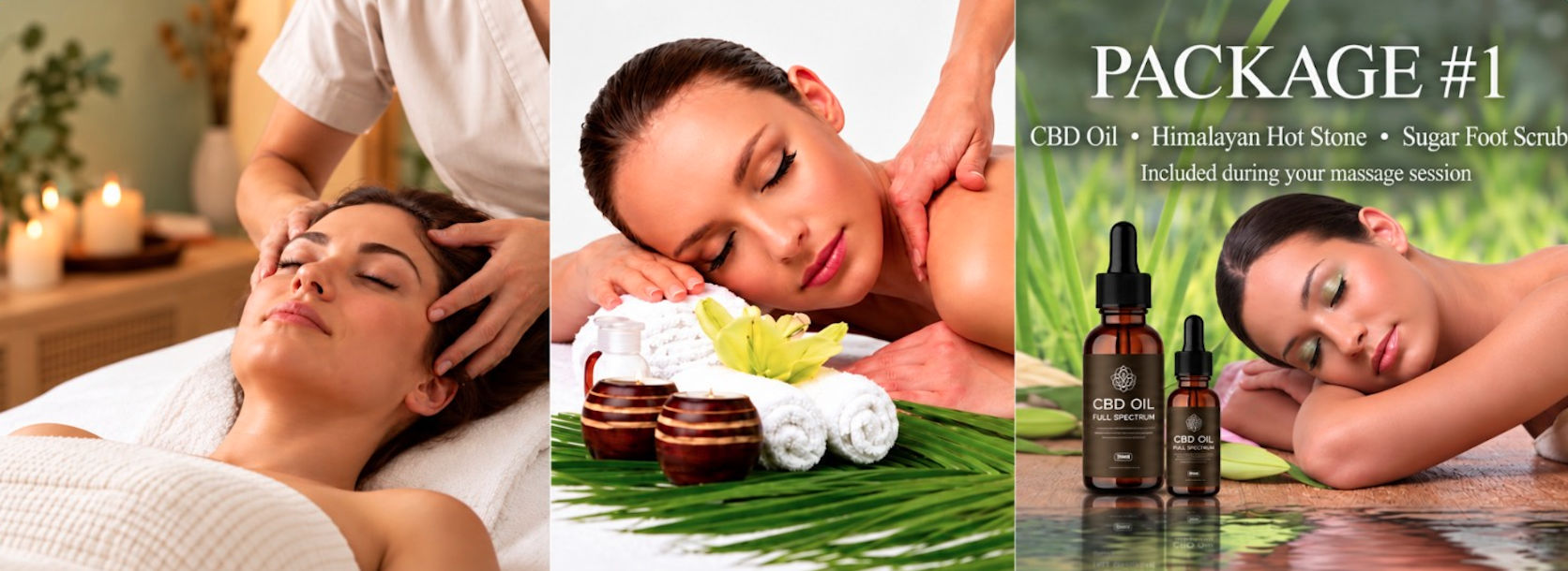 Dry Head Spa + Body Massage + Package #1
